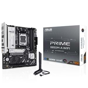 Asus PRIME B850M-A Wi-Fi 6E DDR5 Hdmı-dp Typec Pcıe 5.0 Am5 Matx