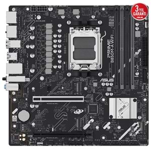 Asus PRIME B850M-A Wi-Fi 6E DDR5 Hdmı-dp Typec Pcıe 5.0 Am5 Matx