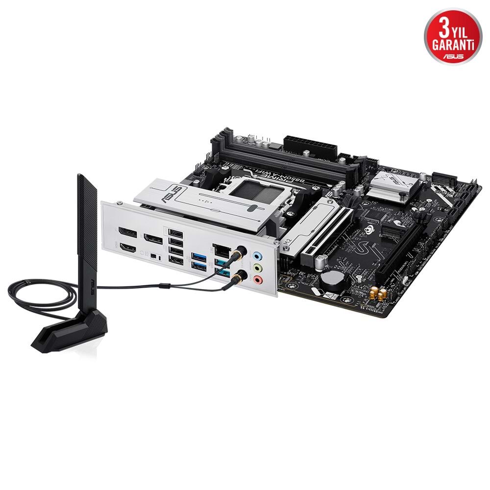 Asus PRIME B850M-A Wi-Fi 6E DDR5 Hdmı-dp Typec Pcıe 5.0 Am5 Matx