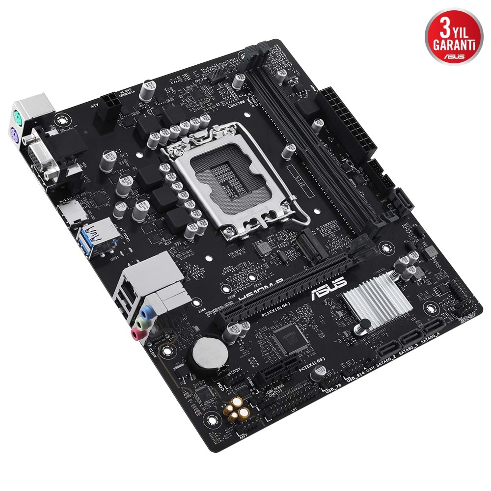 Asus PRIME H610M-R-SI 5600 MHz DDR5 LGA1700 Matx Anakart