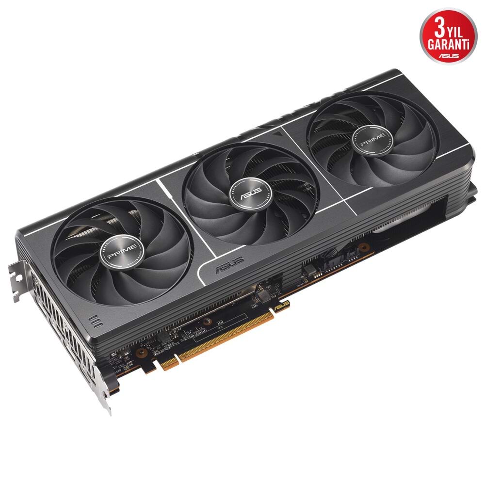 Asus PRIME-RX9070XT-O16G 16GB GDDR6 256Bit DP/HDMI PCI 5.0 Ekran Kartı