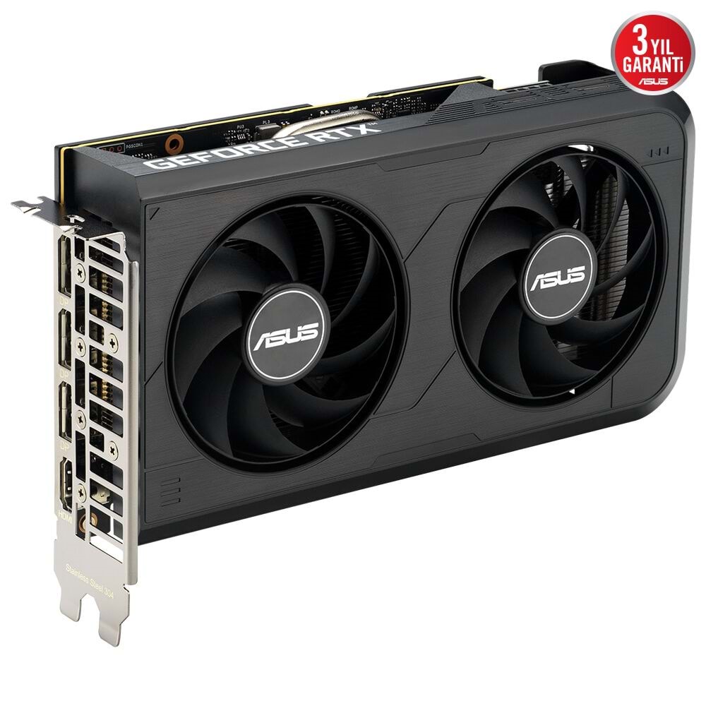 Asus DUAL-RTX5050-O8G 8GB 128Bit GDDR6 DP/HDMI PCI 5.0 Ekran Kartı
