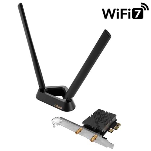 Asus PCE-BE92BT Wi-Fi 7 + Bluetooth 6GHz PCI Express Adaptör