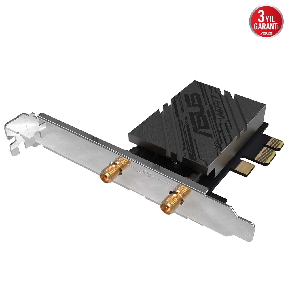 Asus PCE-BE92BT Wi-Fi 7 + Bluetooth 6GHz PCI Express Adaptör