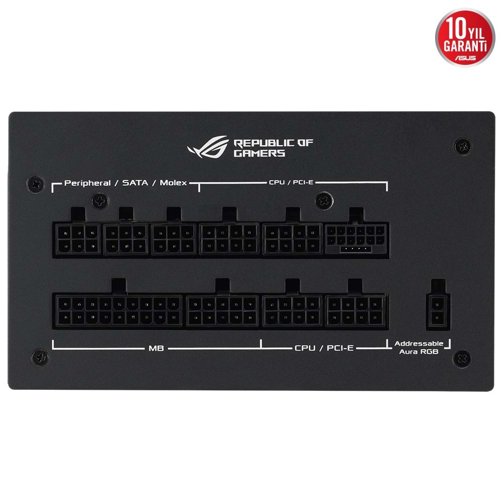 Asus ROG Strix 1200G Aura 80+ Gold 1200W Modüler ATX 3.0 PCI-e 5.0 Güç Kaynağı