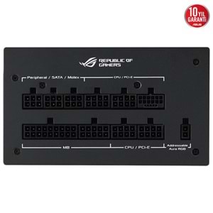 Asus ROG Strix 1200G Aura 80+ Gold 1200W Modüler ATX 3.0 PCI-e 5.0 Güç Kaynağı