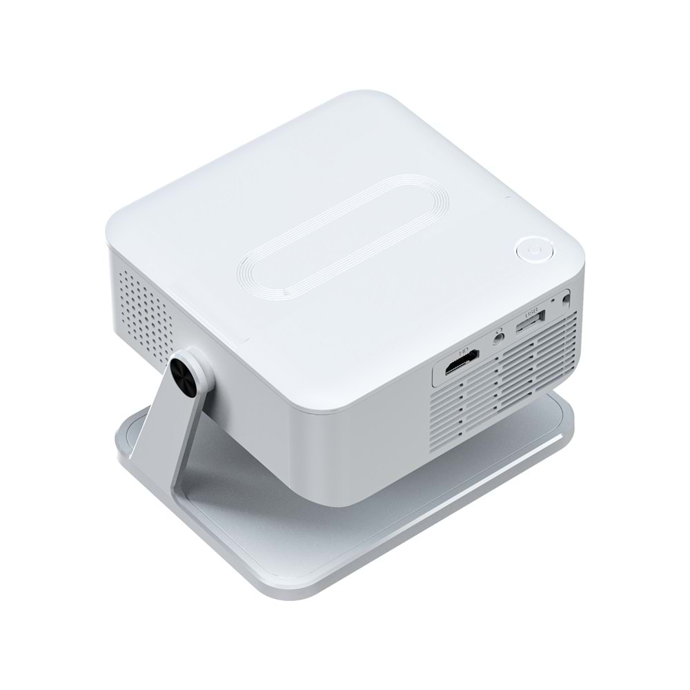 Xnano HA109 4K LED Projeksiyon, Android, Wi-Fi 6, Bluetooth, 120ANSI, Beyaz