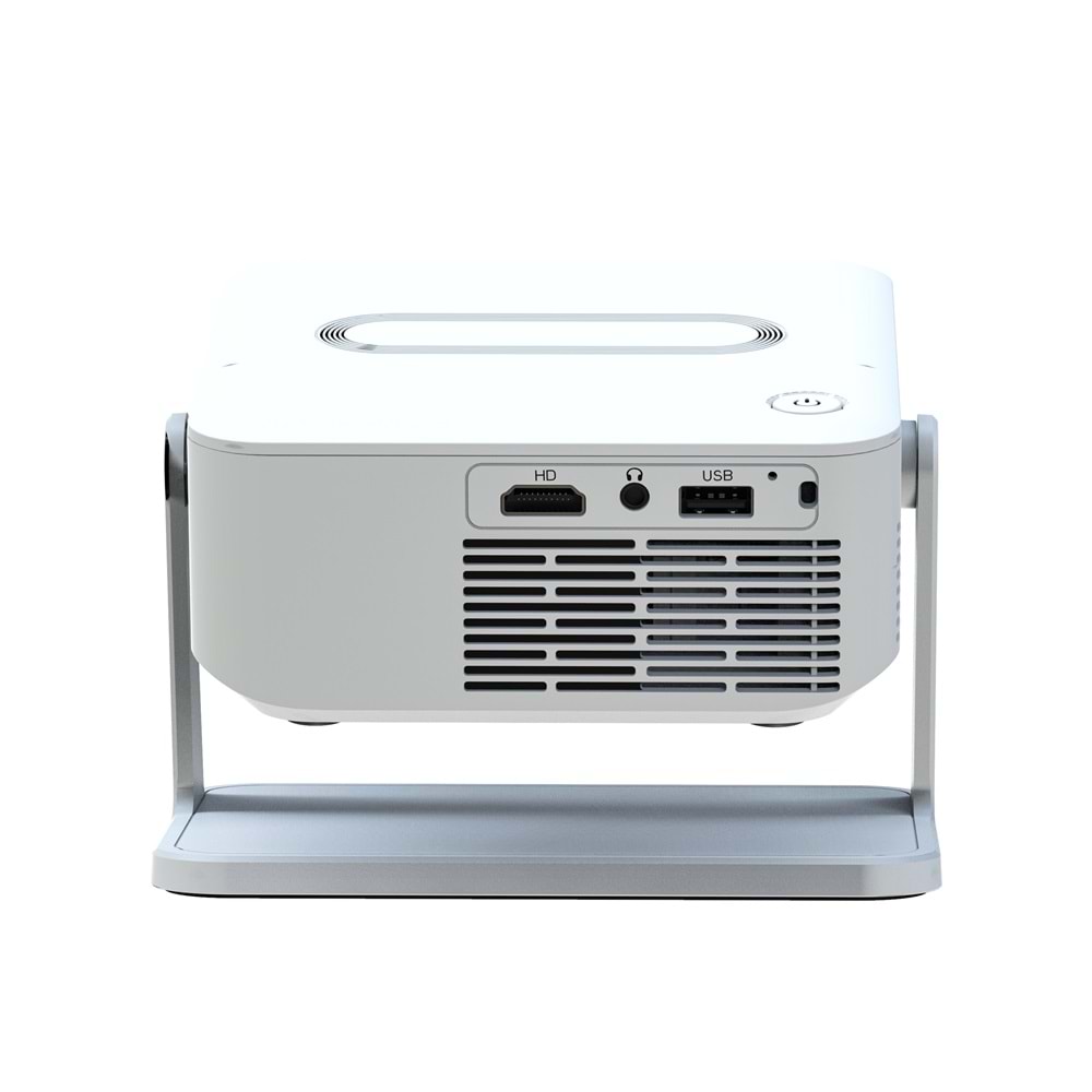 Xnano HA109 4K LED Projeksiyon, Android, Wi-Fi 6, Bluetooth, 120ANSI, Beyaz