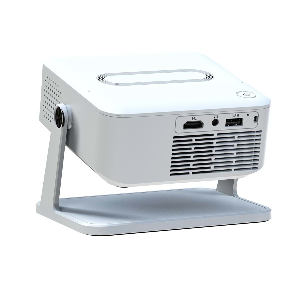 Xnano HA109 4K LED Projeksiyon, Android, Wi-Fi 6, Bluetooth, 120ANSI, Beyaz