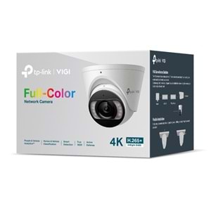 Tp-Link Vigi Insıght S485 8mp 2.8mm Lens 30 Metre 7/24 Full Color Kamera