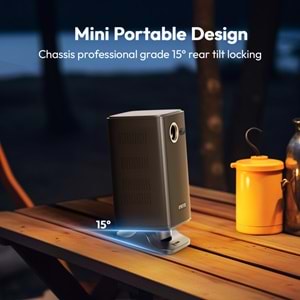 BYINTEK UFO P70X DLP Projeksiyon Cihazı - Taşınabilir Bataryalı, 300 ANSI, Outdoor ve Ev Sinema Sistemi, Android 9.0, 2025 Yeni Versiyon