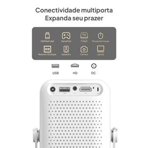 Vevshao A15 250 ANSI Android Ev Sinema Sistemi Projeksiyon Cihazı Wi-Fi