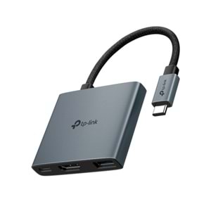 TP-Link UH3020C 4K 60Hz HDMI, 100W Hızlı Şarj, 1x Type-A, 3'ü Bir Arada USB-C Hub