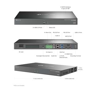 VIGI NVR4064H 64 Kanal 4 Sata NVR Kayıt Cihazı