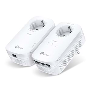 TP-Link TL-PA8033P KIT 1300 Mbps 3 Portlu Priz Soketli Powerline Adaptör