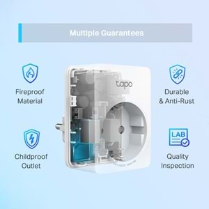 Tp-Link Tapo P110 (4-pack) Mini Wi-Fi Akıllı Priz