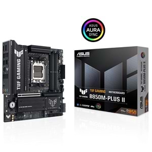 Asus TUF GAMING B850M-Plus II DDR5 8000 MHz OC M.2 HDMI/DP/USB-C PCIe 5.0 AM5 mATX Anakart