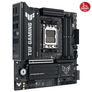 Asus TUF GAMING B850M-Plus II DDR5 8000 MHz OC M.2 HDMI/DP/USB-C PCIe 5.0 AM5 mATX Anakart