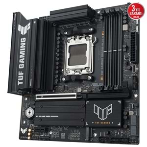 Asus TUF GAMING B850M-Plus II DDR5 8000 MHz OC M.2 HDMI/DP/USB-C PCIe 5.0 AM5 mATX Anakart