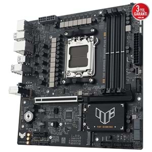 Asus TUF GAMING B850M-Plus II DDR5 8000 MHz OC M.2 HDMI/DP/USB-C PCIe 5.0 AM5 mATX Anakart