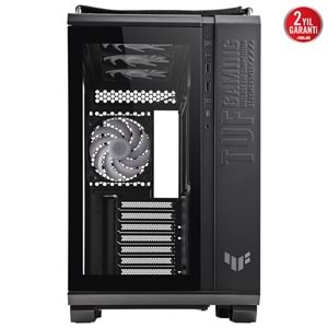 Asus TUF GAMING GT502 PLUS TG 4X A-RGB Fanlı Panaromik Temperli Cam Siyah ATX Gaming Kasa