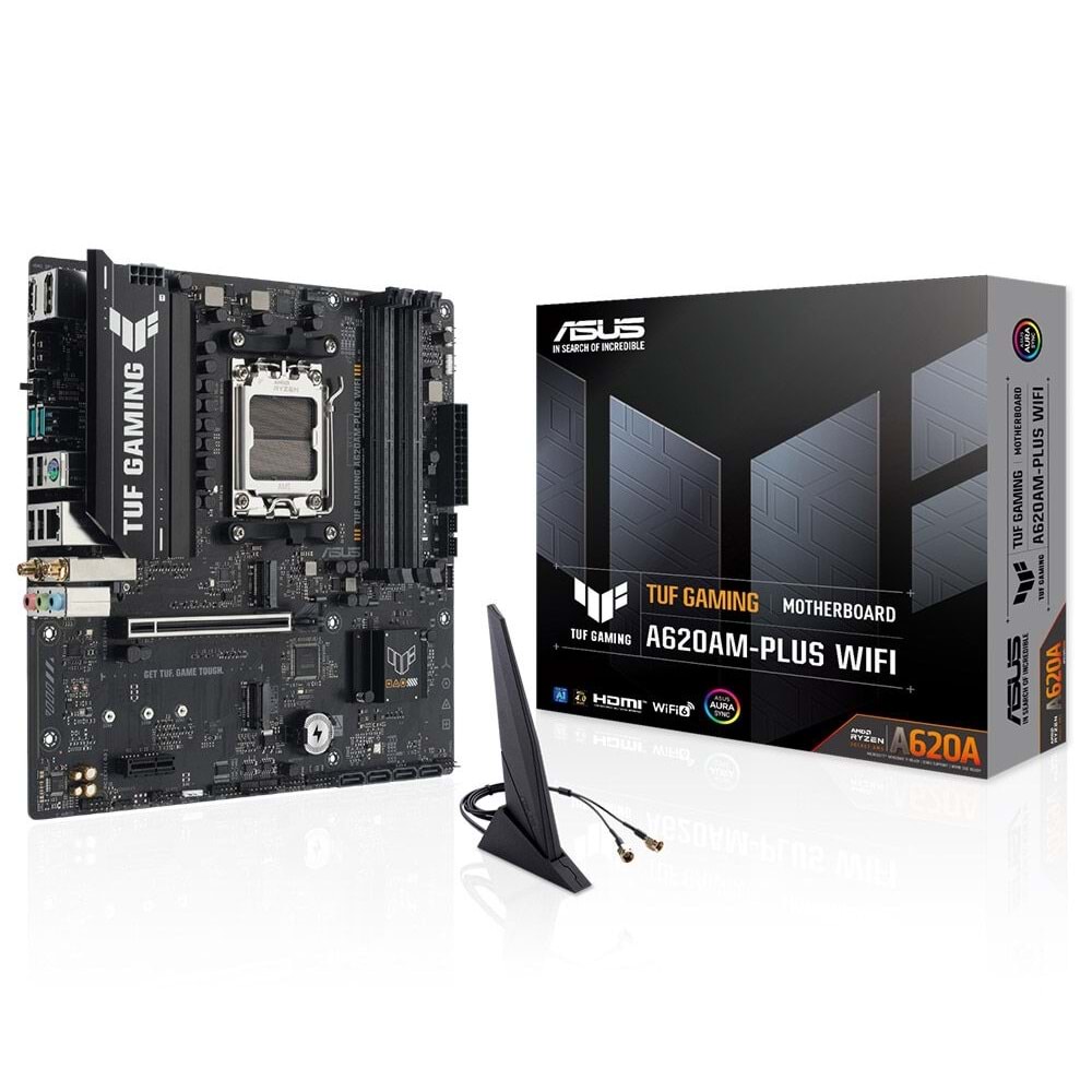 Asus TUF GAMING A620AM-PLUS WIFI DDR5 HDMI DP Pcıe 4.0 AM5 Matx Anakart