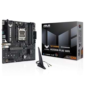 Asus TUF GAMING A620AM-PLUS WIFI DDR5 HDMI DP Pcıe 4.0 AM5 Matx Anakart