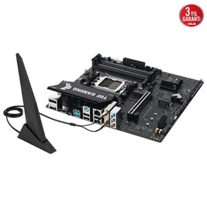 Asus TUF GAMING A620AM-PLUS WIFI DDR5 HDMI DP Pcıe 4.0 AM5 Matx Anakart