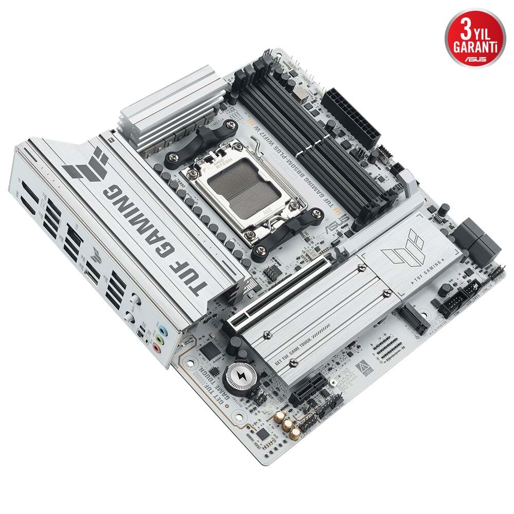 Asus TUF GAMING B850M-PLUS WI-FI 7 W DDR5 8000 MHz OC M.2 HDMI/DP/USB-C PCIe 5.0 AM5 mATX Anakart