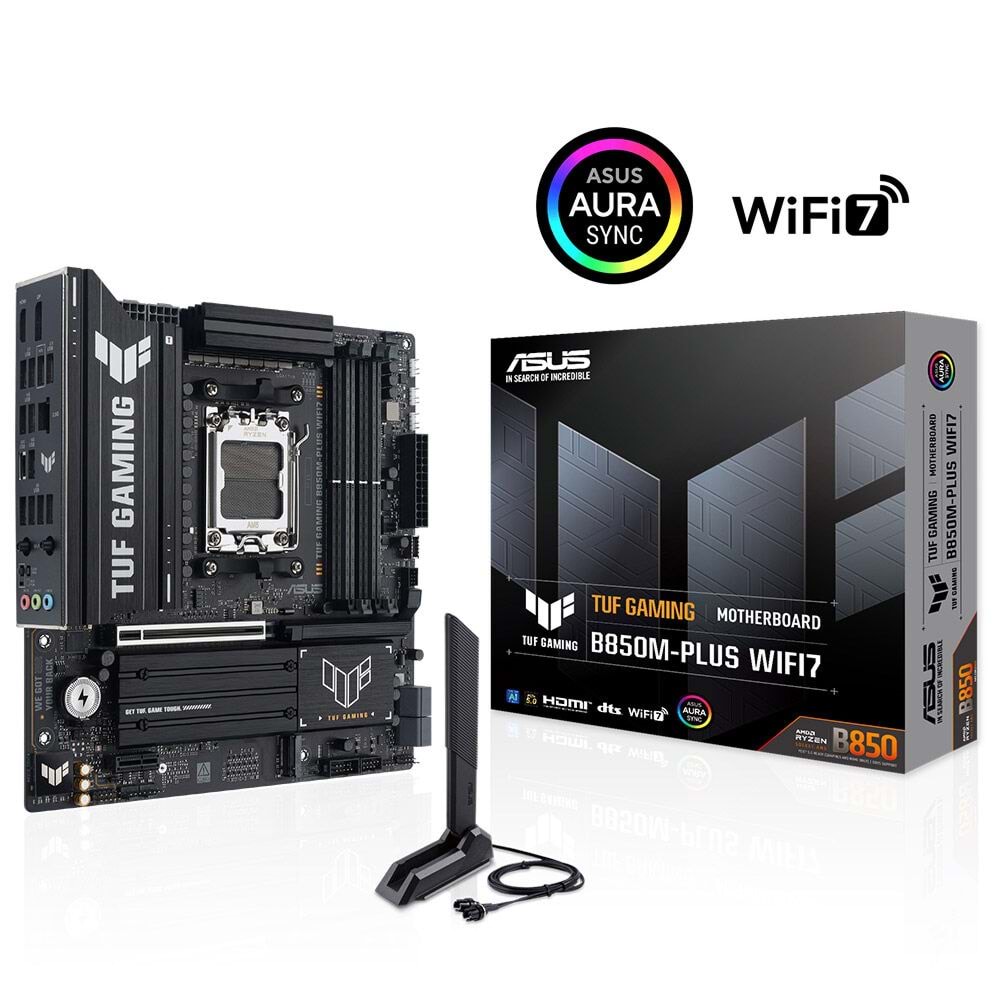 Asus TUF GAMING B850M-PLUS WI-FI 7 AMD B850 AM5 DDR5 8000 DP HDMI Anakart