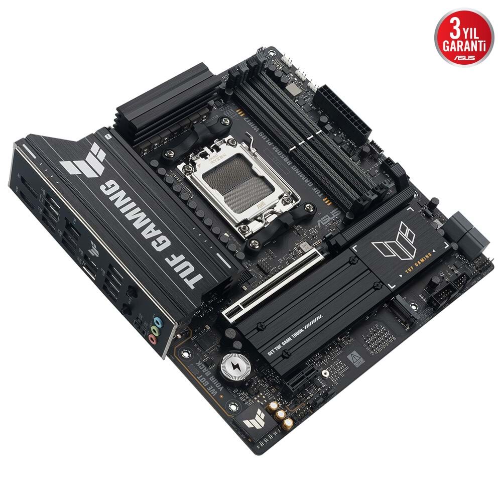 Asus TUF GAMING B850M-PLUS WI-FI 7 AMD B850 AM5 DDR5 8000 DP HDMI Anakart