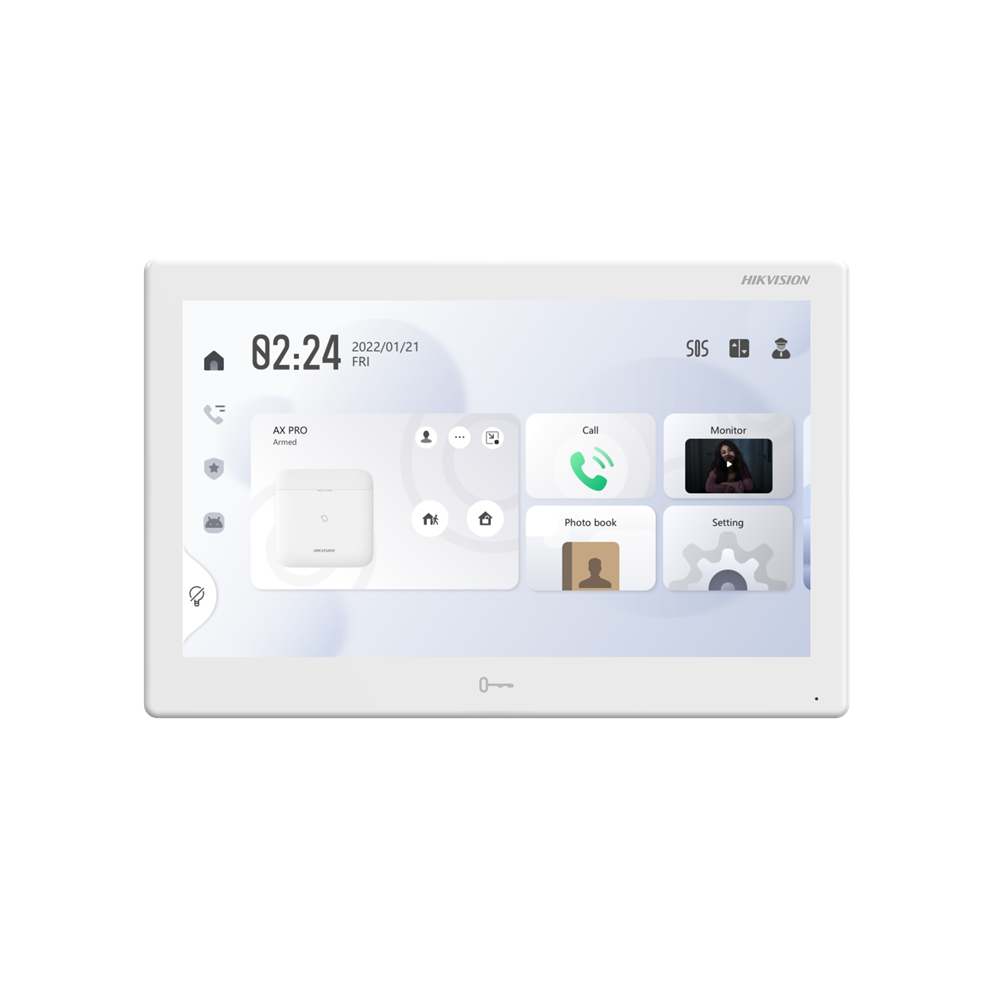 Hikvision DS-KH9510-WTE1(B) 10.1 IP İnterkom İç Ünite Wi-Fi Android Dokunmatik