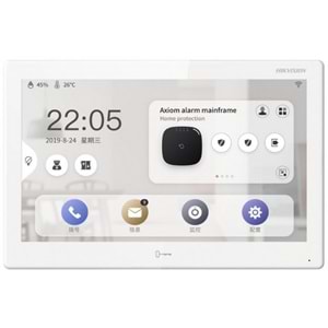 Hikvision DS-KH9510-WTE1(B) 10.1 IP İnterkom İç Ünite Wi-Fi Android Dokunmatik
