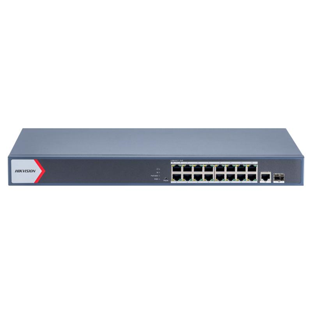 Hikvision DS-3E1518P-EI/M 16 Port Gigabit Smart POE Switch