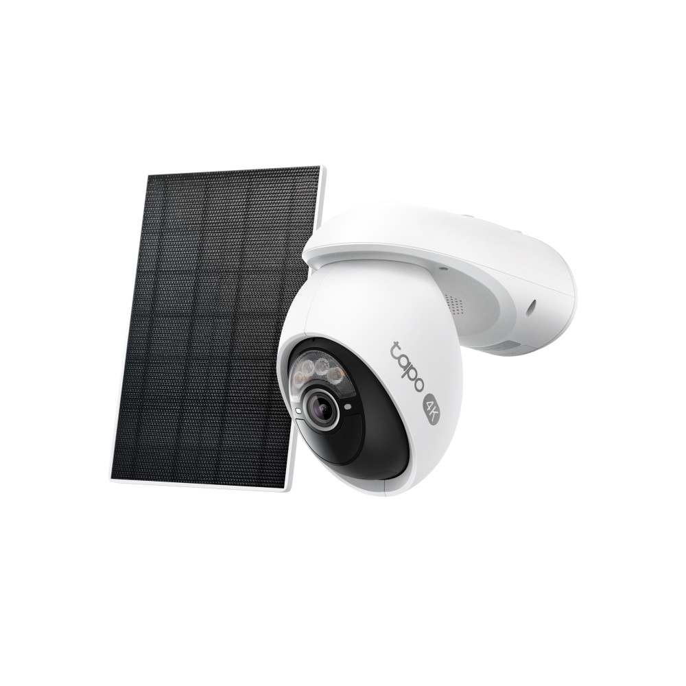TP-Link TAPO C660 KIT 8 MP 360 Derece 4K Güneş Enerjili Gece Görüşlü IP Wi-Fi Güvenlik Kamerası