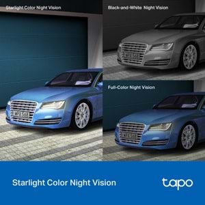 Tapo C520WS (Starlight Renkli) 2K Dış Ortam Wi-Fi Güvenlik Kamera (Pan/Tilt)