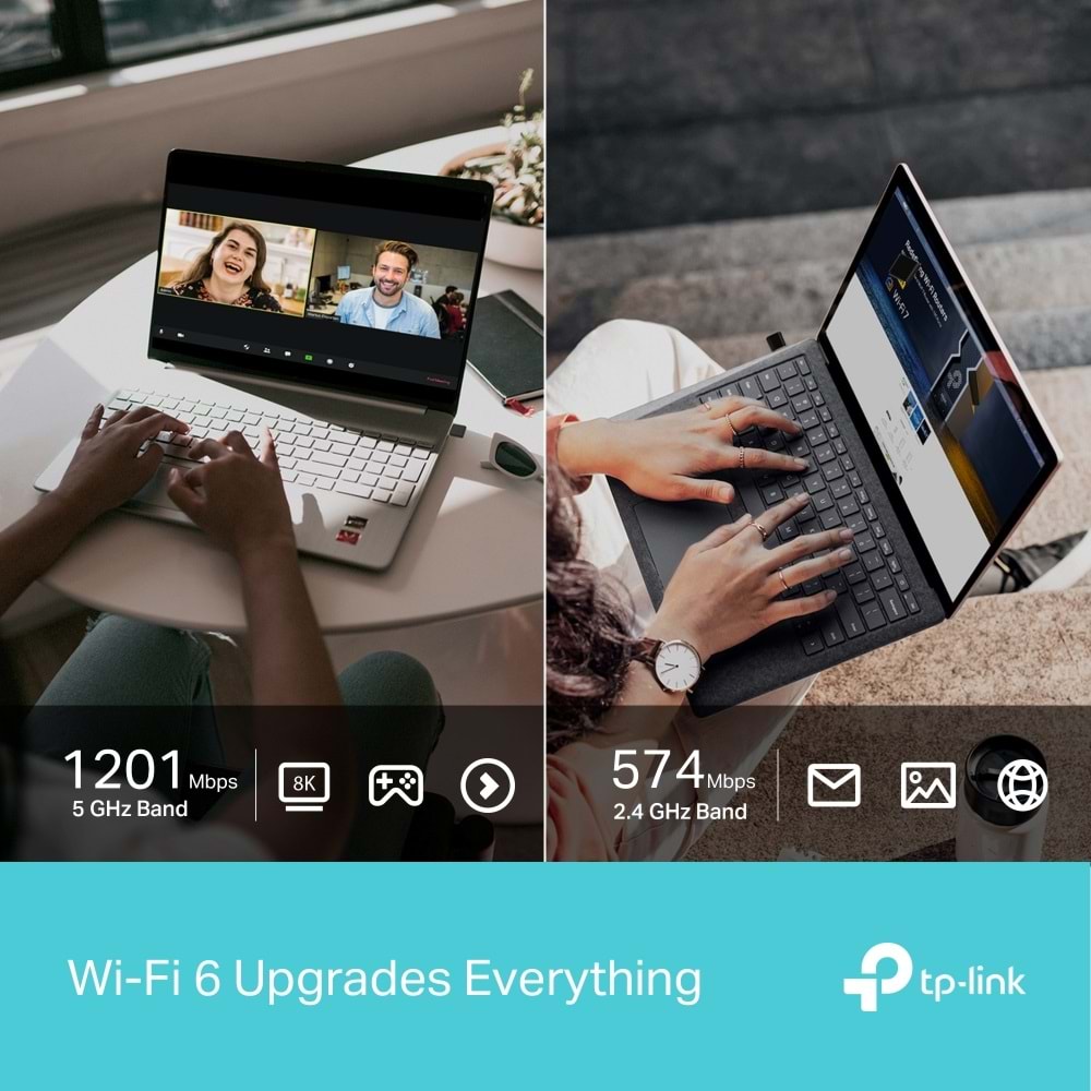 Tp-Link Archer TX20U Nano AX1800 Wi-Fi 6 USB Adaptör