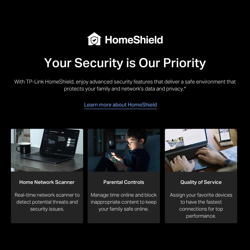 Tp-Link Archer BE220 BE3600 Dual Band Wi-Fi 7 Router