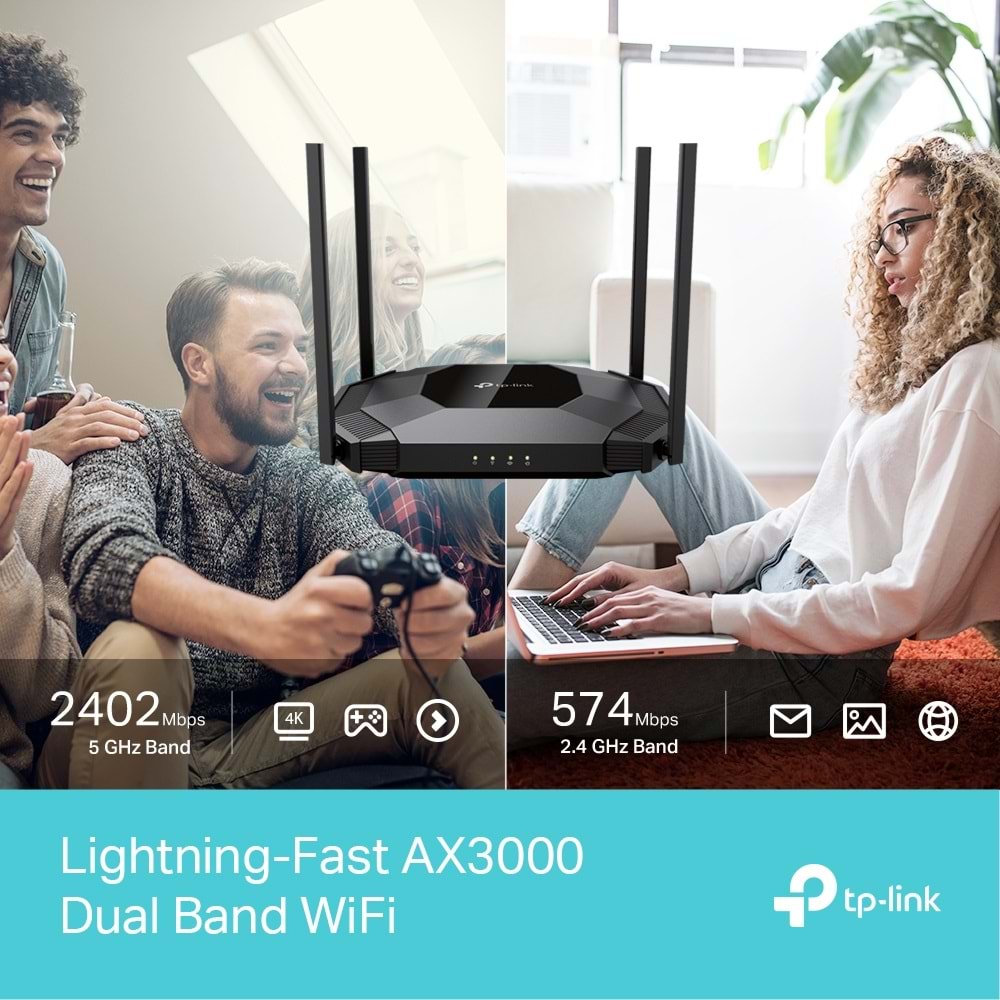 Tp-Link TL-WA3001 AX3000 Dual-Band Wi-Fi 6 Access Point