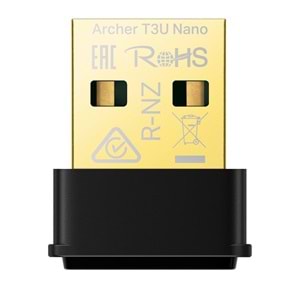 Tp-Link Archer T3U Nano AC1300 Dual Band Wi-Fi USB Adaptör