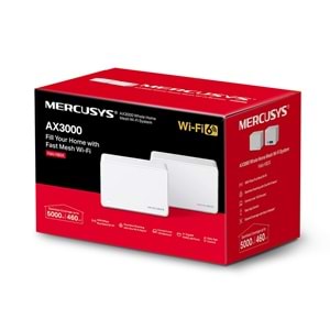 Mercusys Halo H80X 2'li Paket Çift Bantlı AX3000 Router