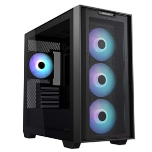 Asus A21 Plus ARGB Temperli Cam mATX Mid Tower Gaming Kasa Siyah