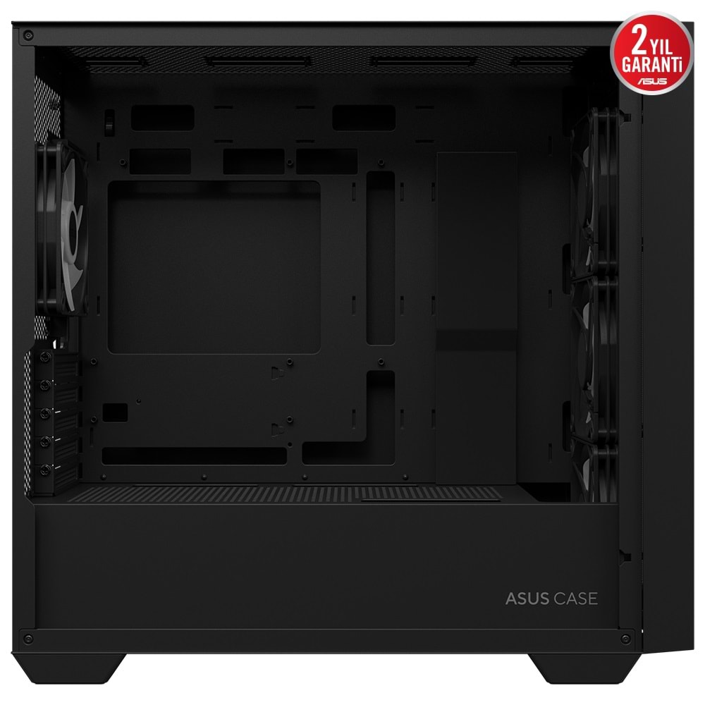 Asus A21 Plus ARGB Temperli Cam mATX Mid Tower Gaming Kasa Siyah