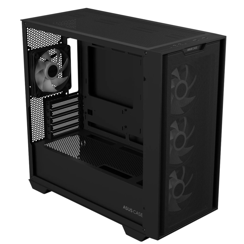 Asus A21 Plus ARGB Temperli Cam mATX Mid Tower Gaming Kasa Siyah