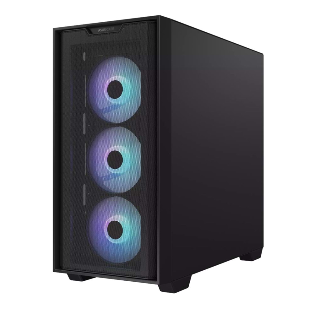 Asus A21 Plus ARGB Temperli Cam mATX Mid Tower Gaming Kasa Siyah