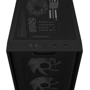 Asus A21 Plus ARGB Temperli Cam mATX Mid Tower Gaming Kasa Siyah