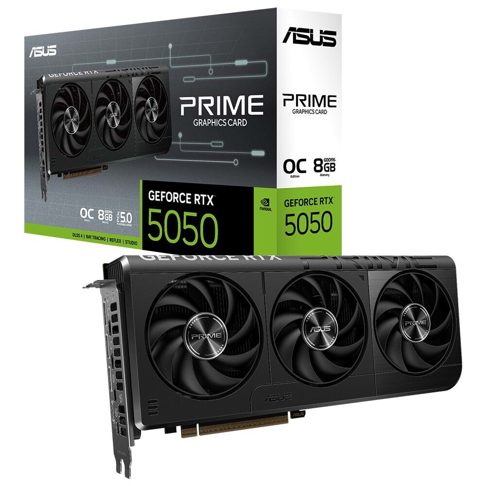 Asus PRIME-RTX5050-O8G RTX 5050 OC 8 GB GDDR6 128 Bit HDMI/DP Ekran Kartı