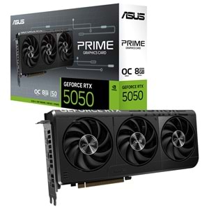 Asus PRIME-RTX5050-O8G RTX 5050 OC 8 GB GDDR6 128 Bit HDMI/DP Ekran Kartı