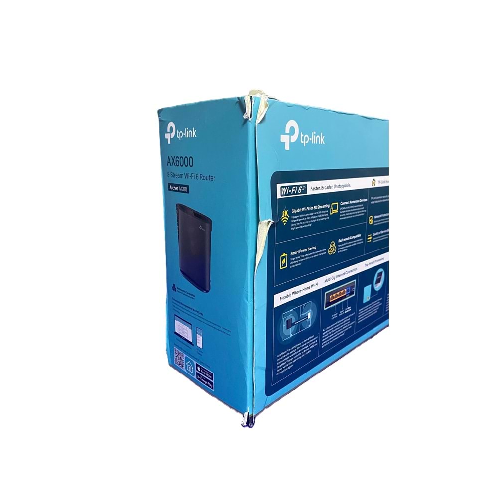 TP-Link Archer AX80 AX6000 WiFi 6 Router Yönlendirici OUTLET