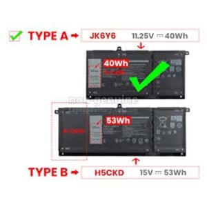 Dell Latitude 3410, 3510, JK6Y6 Uyumlu Notebook Bataryası - 3 Cell